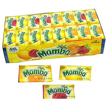 Mamba Fruit Chews 48ct Box