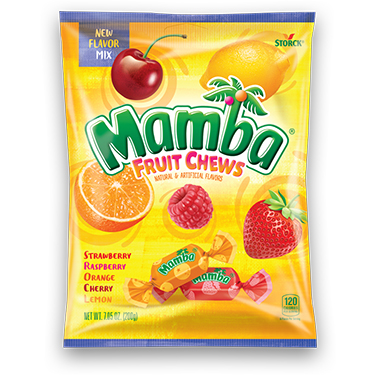 Mamba Fruit Chews Assorted 7oz Bag