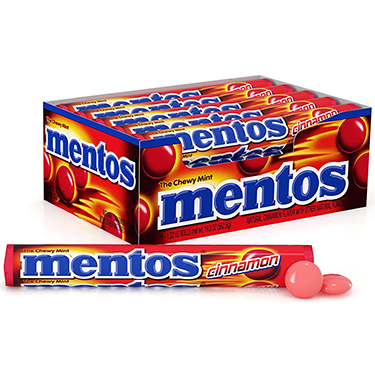 Mentos Chewy Mint Cinnamon Candy 15ct Box