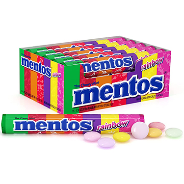 Mentos Chewy Mint Rainbow Candy 15ct Box