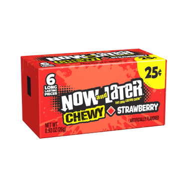 Now and Later Chewy Strawberry 24ct Box