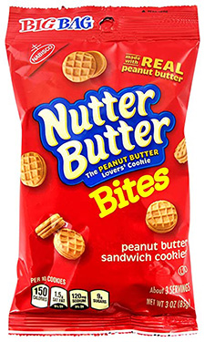 Nutter Butter Peanut Butter Sandwich Cookies, Family Size, 16 oz