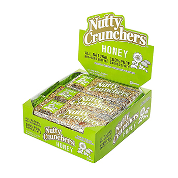 Nutty Crunchers Honey 1.7oz Bars 12ct Box