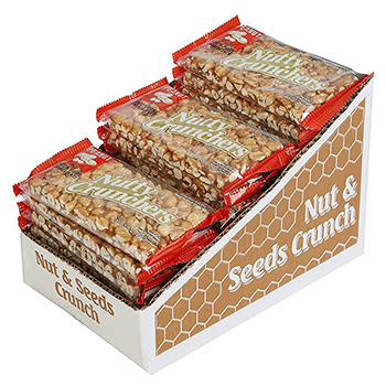 Nutty Crunchers Peanut 2.75oz Bars 24ct Box
