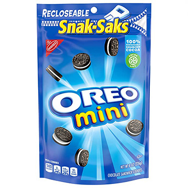 Oreo Mini Cookie 8 oz Peg Bag