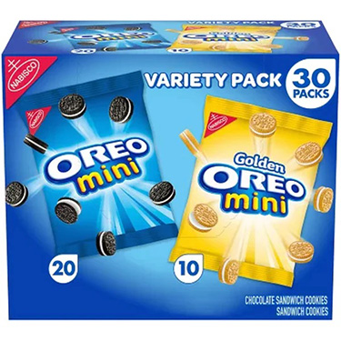 Oreo Mini Mix Sandwich Cookies Variety Pack 30 ct