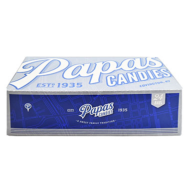 Papas Opera Cream Bars Dark Chocolate 24ct Box
