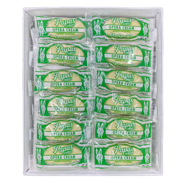 Papas White Chocolate Opera Cream Eggs 24CT Box