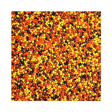 Paulaur Yellow Orange and Brown Nonpareils Sprinkles 1oz