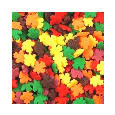 Paulaur Fall Leaves Sprinkles 1oz