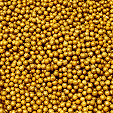 Candy Retailer Gold Pearl Nonpareils Cupcake Sprinkles 4oz