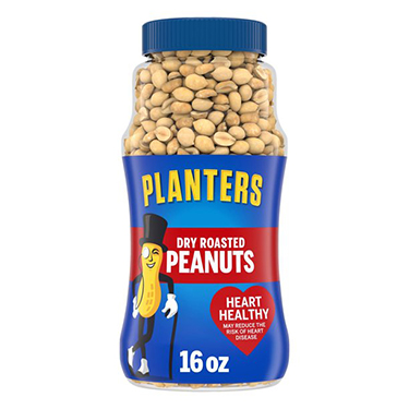 Planters Dry Roasted Peanuts 16oz Jar