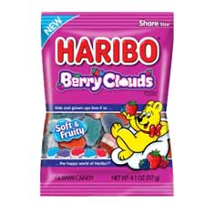 Haribo Berry Clouds 4.1oz Bag 12ct Box