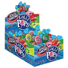 Jolly Rancher Assorted Lolli Pops 50ct Box Expires August 1st 2025