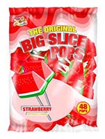 Alberts Big Slice Strawberry Pops 48ct Bag Expires November 28th 2025