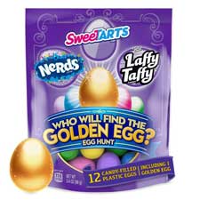 Ferrara Easter Egg Hunt Plastic Golden Filled Eggs 3.4oz Bag
