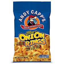 Andy Capps Onion Rings 3oz Bags 12ct Box Expires September 13th 2025