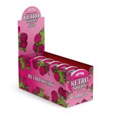 Retro Sours Raspberry 2.12oz Tin 8ct Box