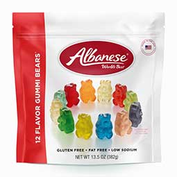 Albanese 12 Flavor Gummi Bears 13.5oz Bag