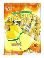Alberts Big Slice Pineapple Pops 48ct Bag