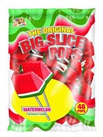 Alberts Big Slice Watermelon Pops 48ct Bag