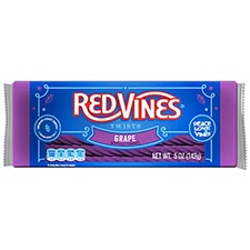 American Licorice Red Vines Grape 5oz Tray