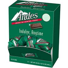 Andes Creme De Menthe Thins 72ct Box