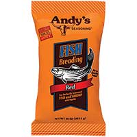 Andys Seasoning Red Fish Breading 10oz Bag