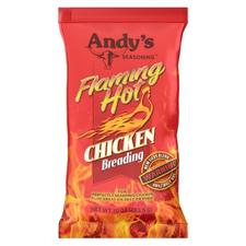 Andys Seasoning Flamin Hot Chicken Breading 10oz Bag