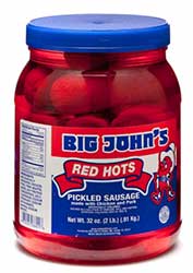 Big Johns Red Hots Half Gallon