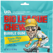 Big League Chew Triple Play Tropical 12ct Box