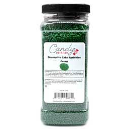Candy Retailer Decorative Cake Sprinkles Green 16oz