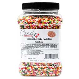 Candy Retailer Decorative Cake Sprinkles Rainbow 32oz
