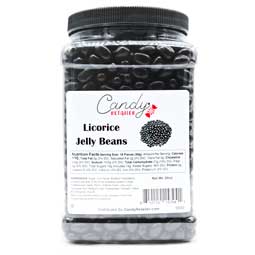 Candy Retailer Jelly Beans Licorice 5 Lb