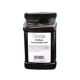 Candy Retailer Cocoa Powder Jet Black 2 Lb Jar