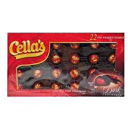 Cellas Dark Chocolate Covered Cherries 11oz Box