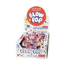 Charms Blow Pop Cherry 48ct Box