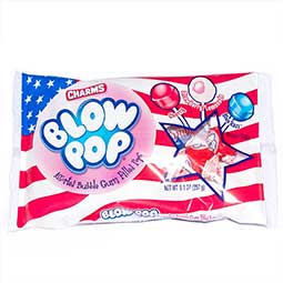 Charms Blow Pop Flag 9.1oz Bag