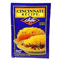 Cincinnati Recipe Chili Mix 2.25oz Packet