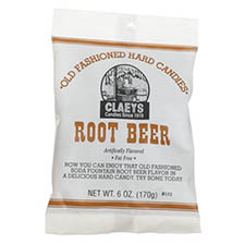Claeys Old Fashioned Hard Candy Root Beer 6oz Bag