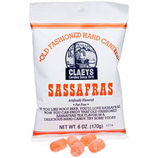 Claeys Old Fashioned Hard Candy Sassafras 6oz Bag