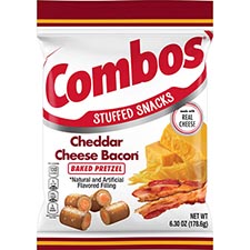 Combos Baked Snacks Cheddar Cheese Pretzel - 6.3 oz bag