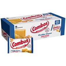 Combos Cheddar Cheese Baked Cracker 18ct Box