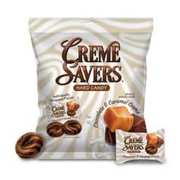 Creme Savers Chocolate and Caramel Creme 3oz Bag