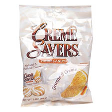 Creme Savers Orange and Creme 3oz Bag