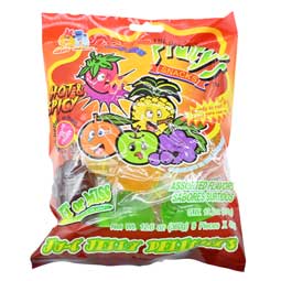 Din Don Jelly Bites Hot and Spicy 13oz Bag