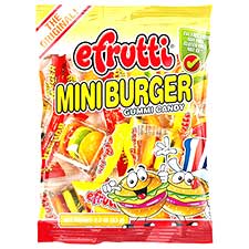 eFrutti Gummi Mini Burger 2.2oz Bag