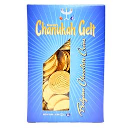 Gerrit Chanukah Gelt 1lb Tower Box