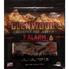 Glenwood Jerky Old Style 7 Alarm 2.5oz Bag