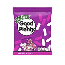 Good and Plenty Licorice Candy 7oz Bag